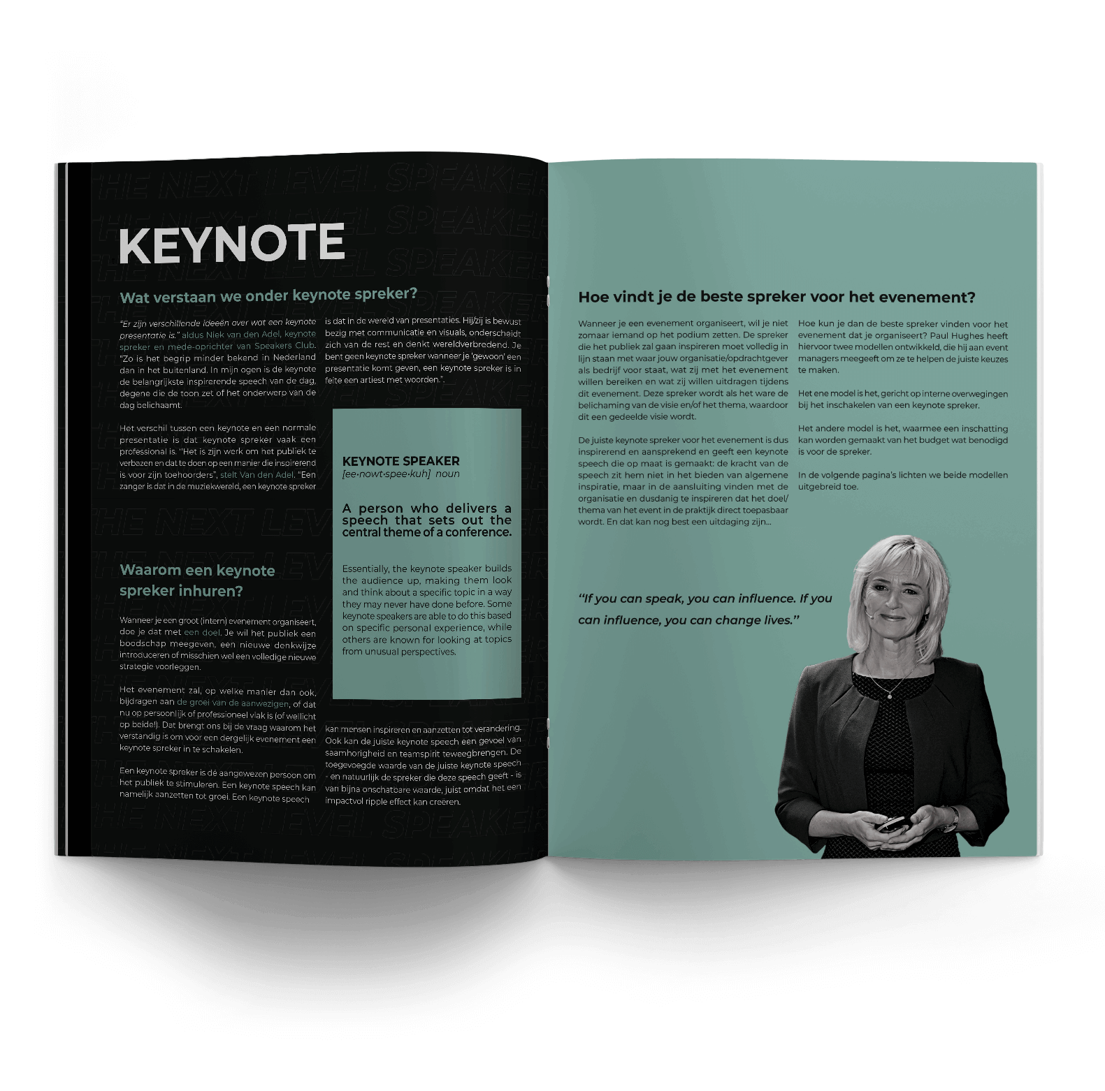 How do you choose a keynote speaker for your event?